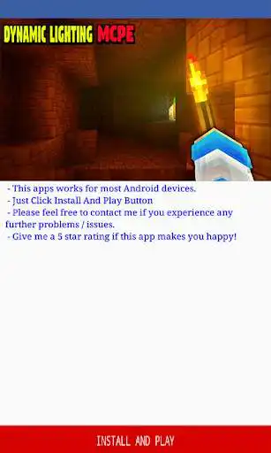 Play Dynamic Lighting Addon for Minecraft PE  and enjoy Dynamic Lighting Addon for Minecraft PE with UptoPlay