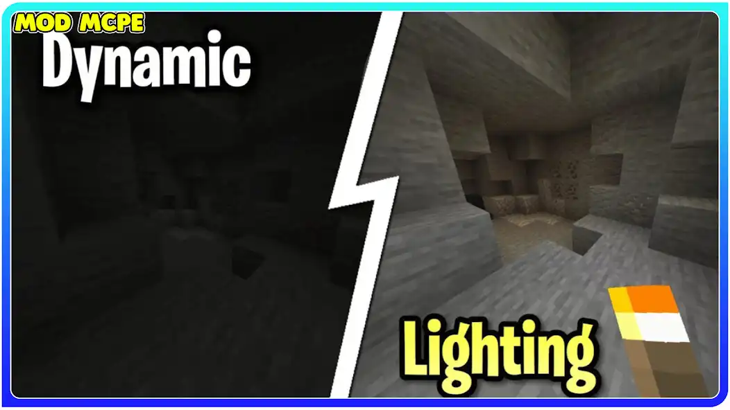 Play Dynamic Lighting Mod for MCPE as an online game Dynamic Lighting Mod for MCPE with UptoPlay