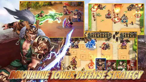 Play Dynasty Defense: Mini Heroes as an online game Dynasty Defense: Mini Heroes with UptoPlay