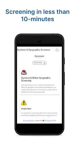Play Dyslexia Screening - Dyscreen as an online game Dyslexia Screening - Dyscreen with UptoPlay