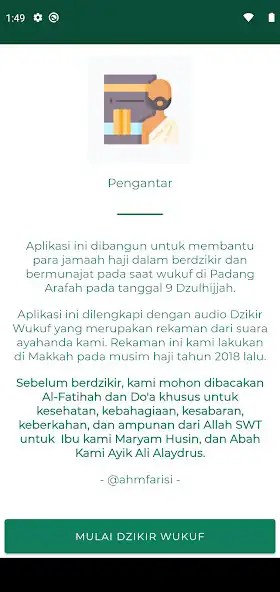 Play Dzikir Wukuf as an online game Dzikir Wukuf with UptoPlay