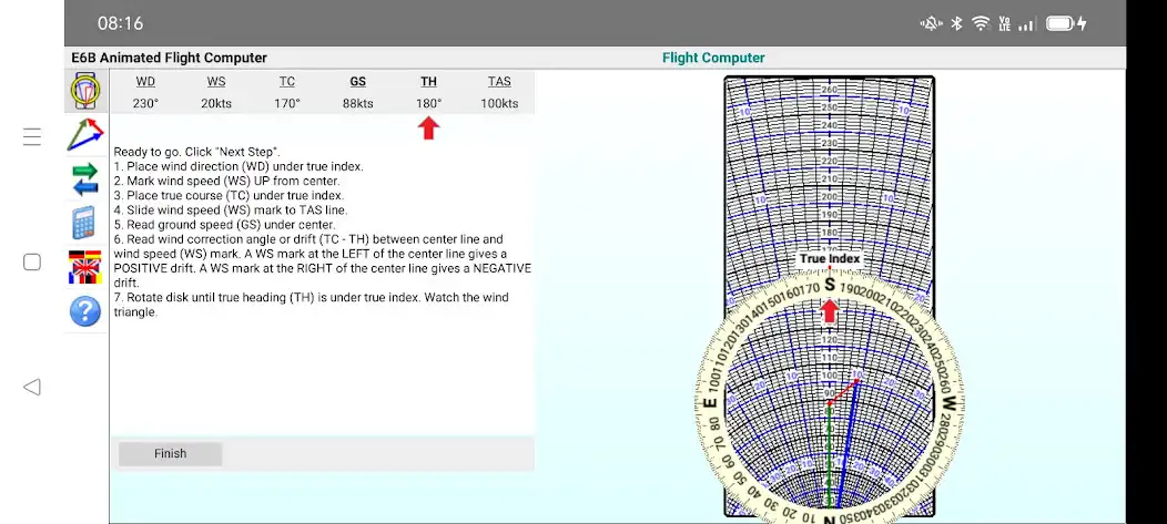 Play E6B Animated Flight Computer as an online game E6B Animated Flight Computer with UptoPlay