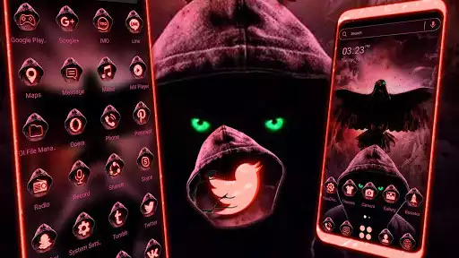 Play Eagle Hoodie Launcher Theme  and enjoy Eagle Hoodie Launcher Theme with UptoPlay