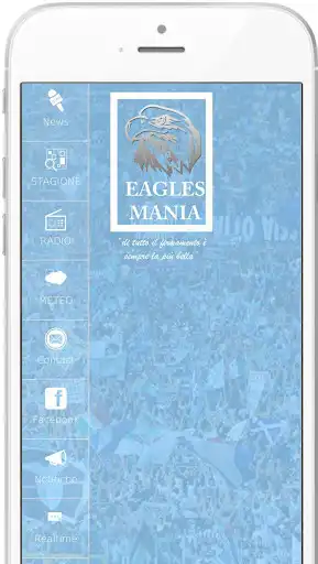 Play Eaglesmania - Notizie Lazio, Radio e Livescore  and enjoy Eaglesmania - Notizie Lazio, Radio e Livescore with UptoPlay
