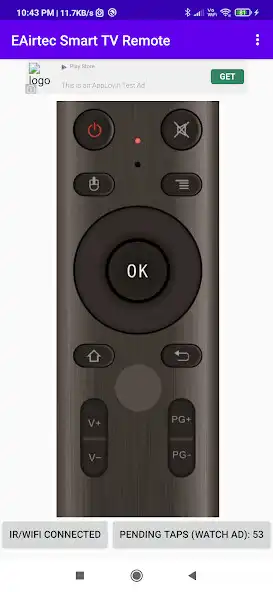 Play Eairtec Smart TV Remote as an online game Eairtec Smart TV Remote with UptoPlay