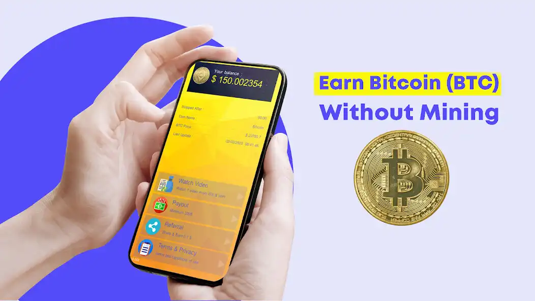 Play Earn Bitcoin (BTC) - No mining  and enjoy Earn Bitcoin (BTC) - No mining with UptoPlay