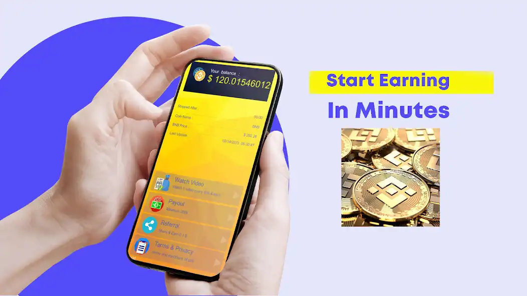 Play Earn BNB - No mining as an online game Earn BNB - No mining with UptoPlay