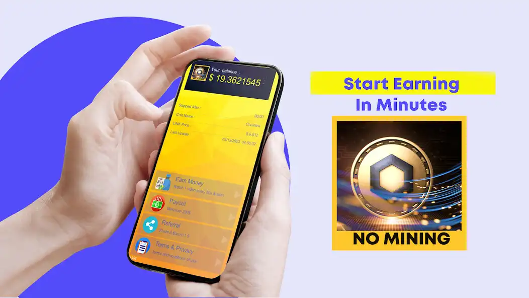 Play Earn Chainlink - No mining as an online game Earn Chainlink - No mining with UptoPlay