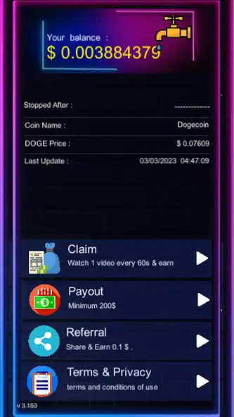 Play Earn Dogecoin (DOGE) : Faucet as an online game Earn Dogecoin (DOGE) : Faucet with UptoPlay