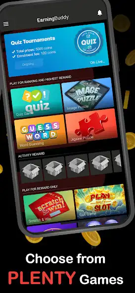 Play EarningBuddy: Play Earn Reward as an online game EarningBuddy: Play Earn Reward with UptoPlay