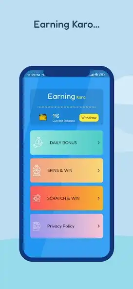 Play Earning Karo: Make Money  and enjoy Earning Karo: Make Money with UptoPlay