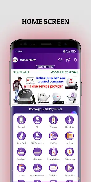 Play Earning Recharge  and enjoy Earning Recharge with UptoPlay
