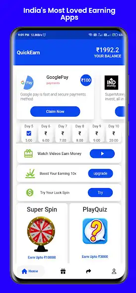 Play Earnkash - Money earning apps  and enjoy Earnkash - Money earning apps with UptoPlay