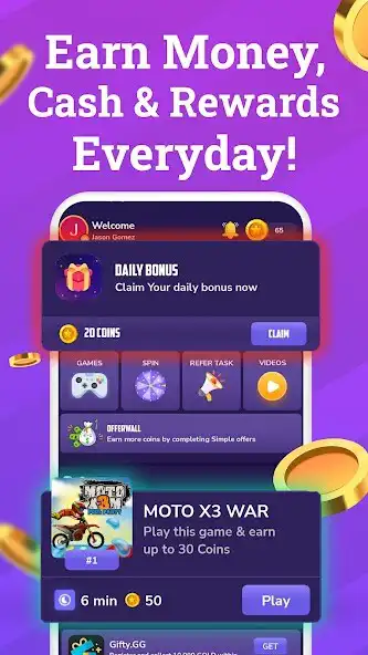 Play Earnly - Get Cash  Earn Money  and enjoy Earnly - Get Cash  Earn Money with UptoPlay