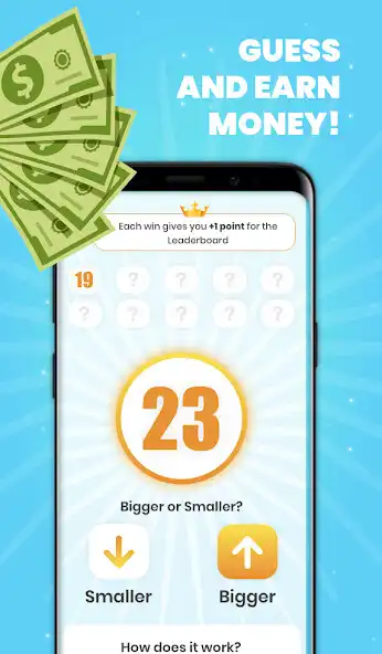 Play Earn money Givvy Higher Lower  and enjoy Earn money Givvy Higher Lower with UptoPlay