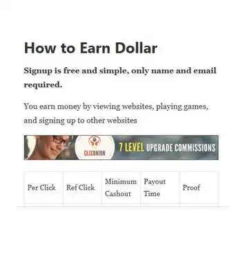 Play Earn online Dollar PTC PPC sites