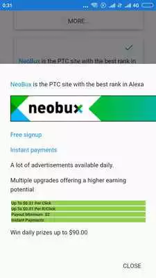 Play Earn Online dollars app