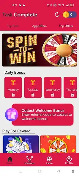 Play Earn Pay- Earn money,gift card  and enjoy Earn Pay- Earn money,gift card with UptoPlay