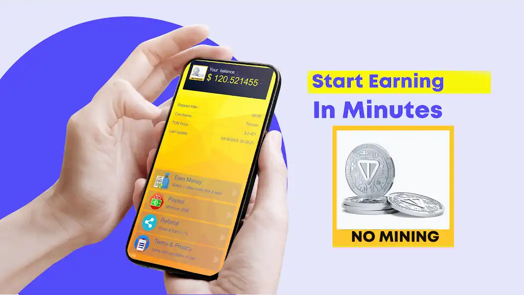 Play Earn Toncoin (TON) - No mining as an online game Earn Toncoin (TON) - No mining with UptoPlay