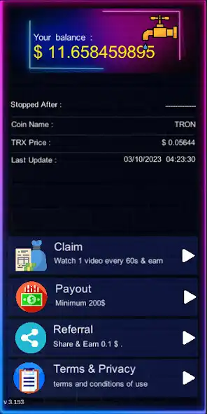 Play Earn Tron (TRX) : Faucet as an online game Earn Tron (TRX) : Faucet with UptoPlay