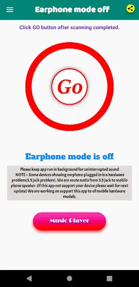 Play Earphone mode off Beta  and enjoy Earphone mode off Beta with UptoPlay