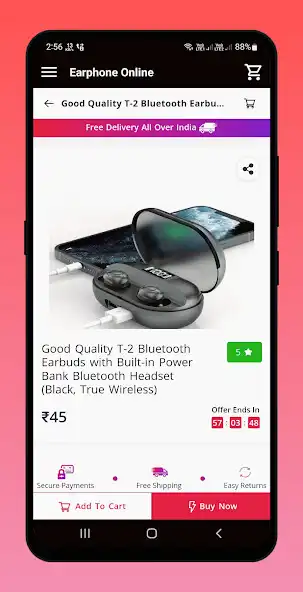 Play Earphone Online Shopping App  and enjoy Earphone Online Shopping App with UptoPlay