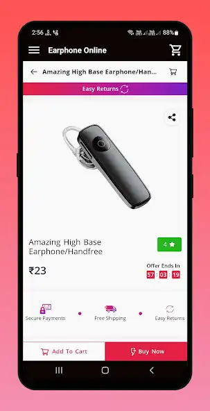 Play Earphone Online Shopping App as an online game Earphone Online Shopping App with UptoPlay