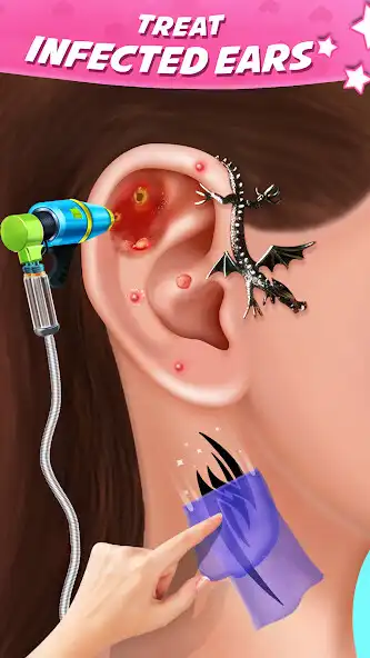 Play Ear Salon ASMR Ear Wax Tattoo  and enjoy Ear Salon ASMR Ear Wax Tattoo with UptoPlay