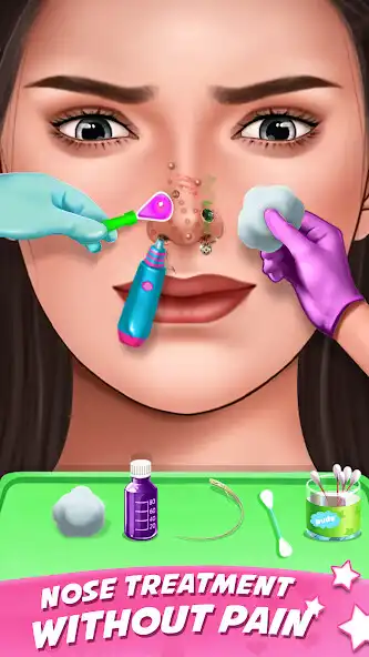 Play Ear Salon ASMR Ear Wax Tattoo as an online game Ear Salon ASMR Ear Wax Tattoo with UptoPlay