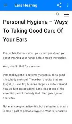 Play Ears and Hearing Health Tips