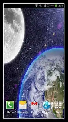Play Earth and Moon Live Wallpaper Play Earth and Moon Live Wallpaper
