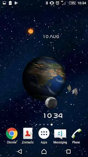 Play Earth Moon Clock Skin  and enjoy Earth Moon Clock Skin with UptoPlay