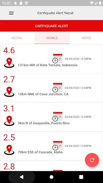 Play Earthquake Alert Nepal - Updates  Alerts as an online game Earthquake Alert Nepal - Updates  Alerts with UptoPlay