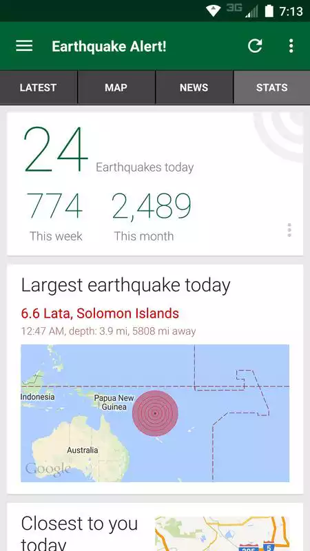 Play Earthquake Alert!