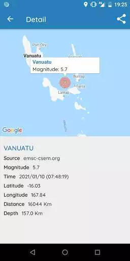 Play Earthquake Notifier: Latest Earthquake Alerts as an online game Earthquake Notifier: Latest Earthquake Alerts with UptoPlay