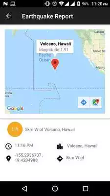 Play Earthquake Report