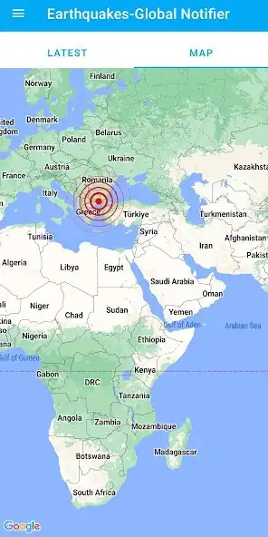 Play Earthquakes Global Notifier as an online game Earthquakes Global Notifier with UptoPlay