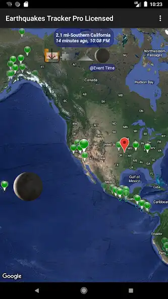 Play Earthquakes Tracker Pro as an online game Earthquakes Tracker Pro with UptoPlay