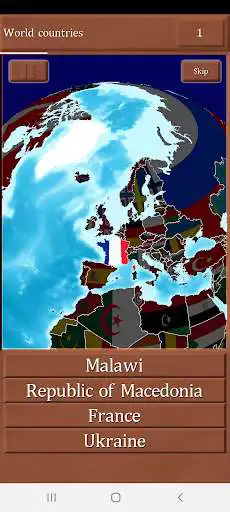 Play Earth Quiz 3D as an online game Earth Quiz 3D with UptoPlay