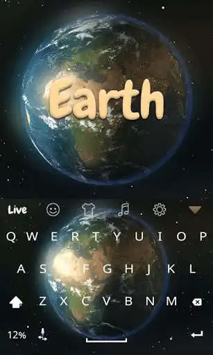 Play APK Earth Rotating Live Keyboard  and enjoy Earth Rotating Live Keyboard with UptoPlay com.live.keyboard 