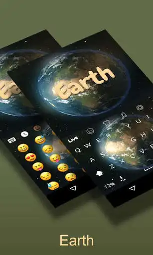 Play APK Earth Rotating Live Keyboard  and enjoy Earth Rotating Live Keyboard with UptoPlay com.live.keyboard 
