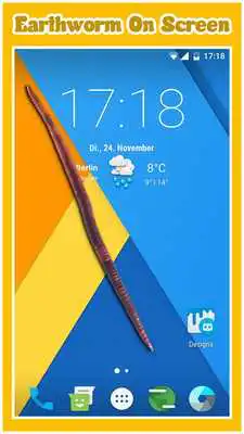 Play Earthworm On Screen Prank