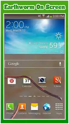 Play Earthworm On Screen Prank
