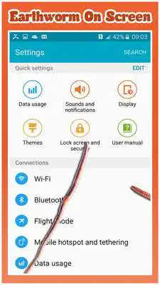 Play Earthworm On Screen Prank