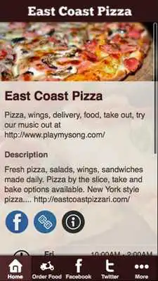 Play East Coast Pizza