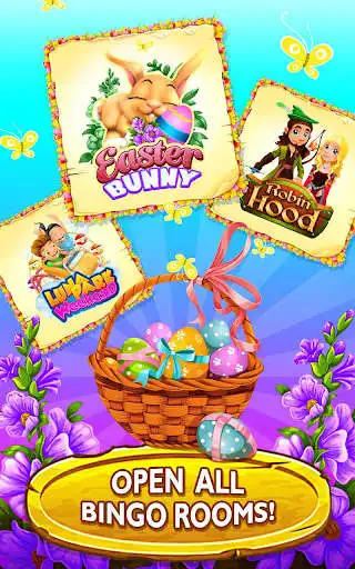 Play Easter Bunny Bingo as an online game Easter Bunny Bingo with UptoPlay