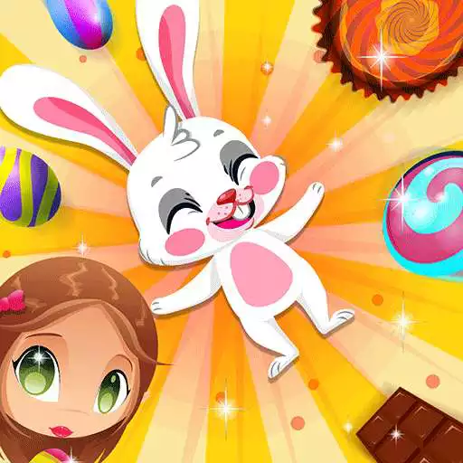 Play Easter Bunny Egg Games: Candy Match 3 & Dress Up APK