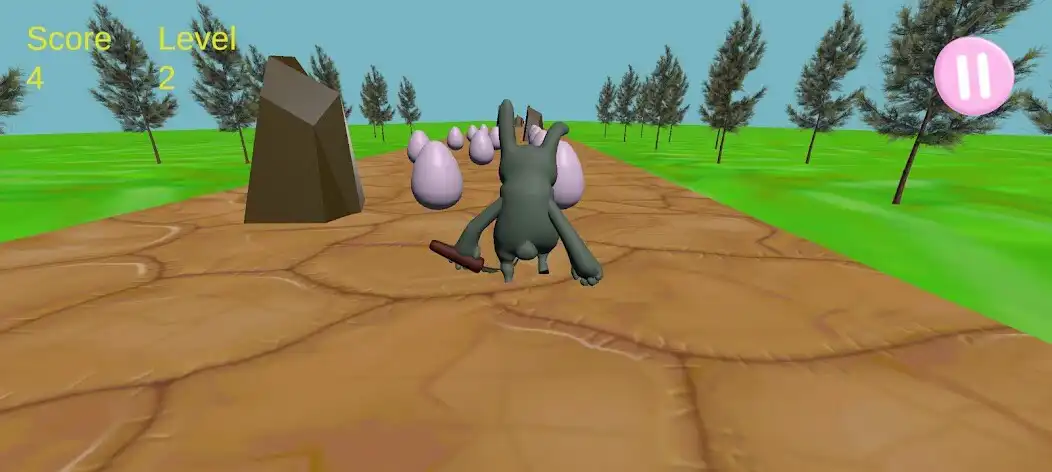 Play Easter Bunny Run 3D as an online game Easter Bunny Run 3D with UptoPlay