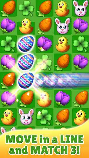 Play APK Easter Bunny Swipe: Egg Game  and enjoy Easter Bunny Swipe: Egg Game with UptoPlay com.pandastic.easterswipe