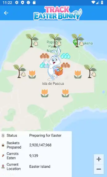 Play Easter Bunny Tracker - Track Easter Bunny with us as an online game Easter Bunny Tracker - Track Easter Bunny with us with UptoPlay